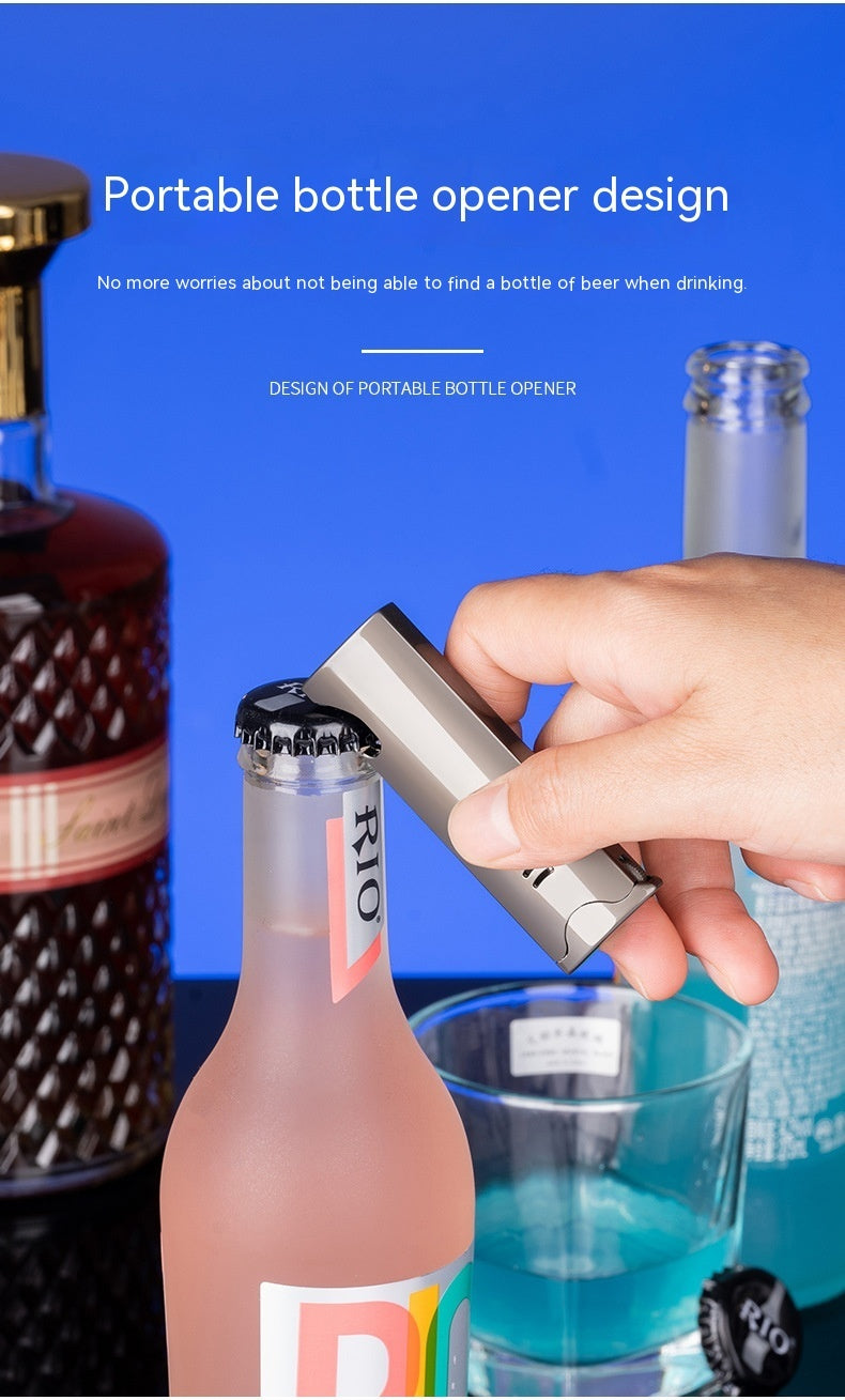 Multifunctional Bottle Opener Windproof Torch Lighter