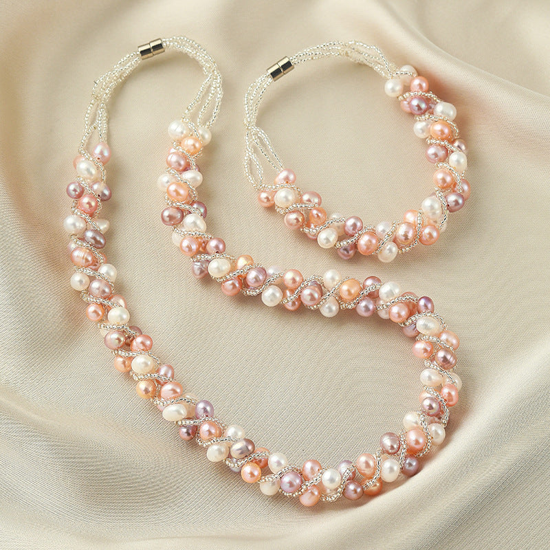 Natural Freshwater Pearl Short Necklace