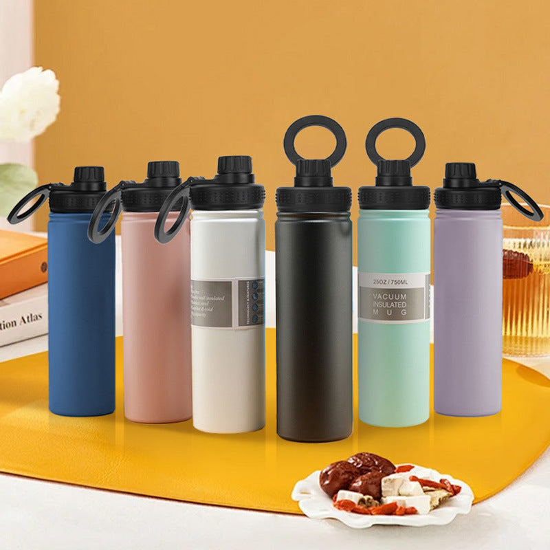 Creative 304 Stainless Steel Magnetic Bracket Space Pot Portable Insulation Cup