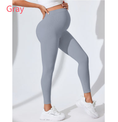 Pregnant Women Yoga Pants Slim High Waist Seamless Leggings Tight