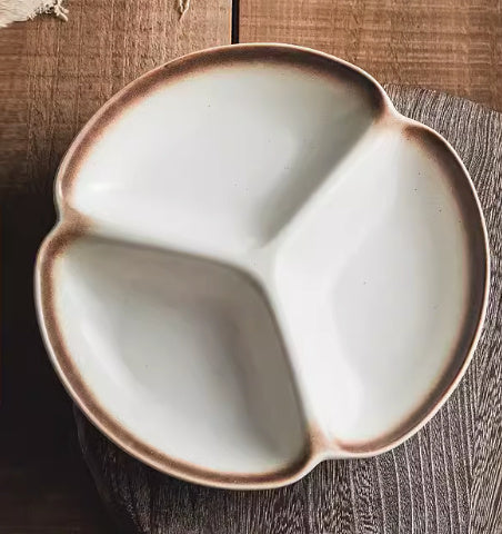 Breakfast Compartments Plate Dish Household