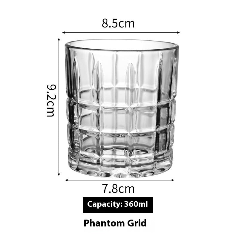 Whiskey Shot  Crystal Beer Glass Whiskey Glass Thickened Wine Glass Gift Set Wholesale