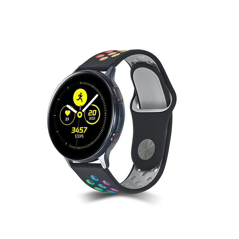 Silicone Wristband Two-tone Watch Band