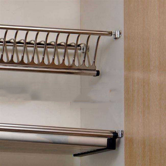 Built In Stainless Steel Cutlery Rack Of Cabinet