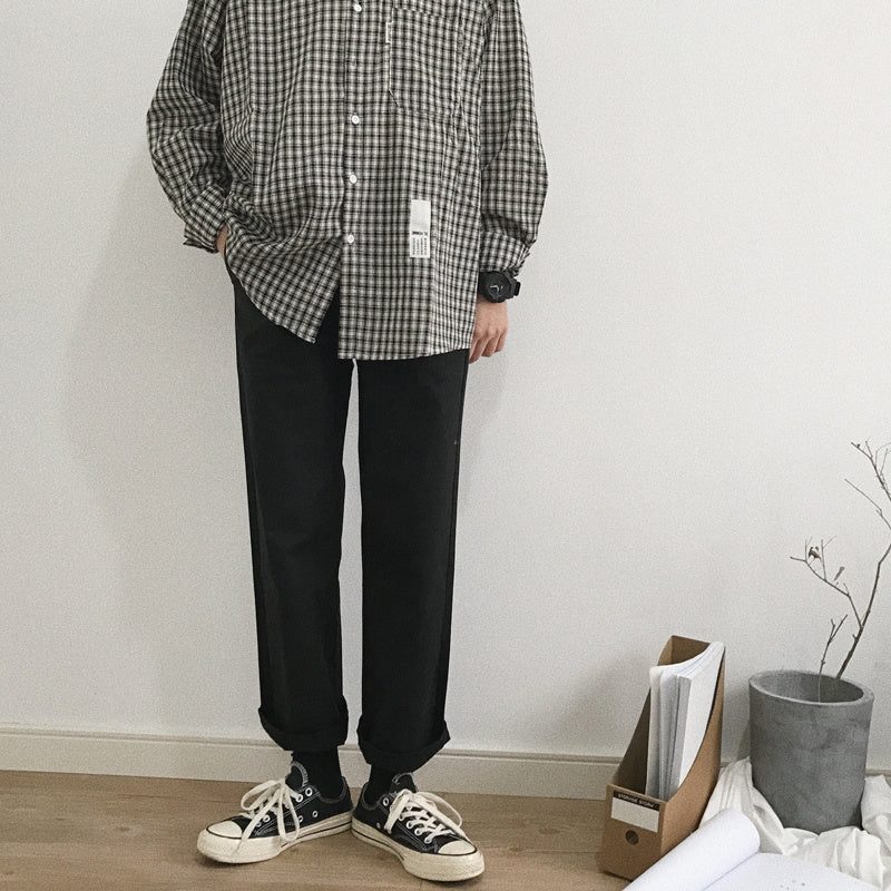 Straight Casual Trousers Autumn Men And Women Same Style