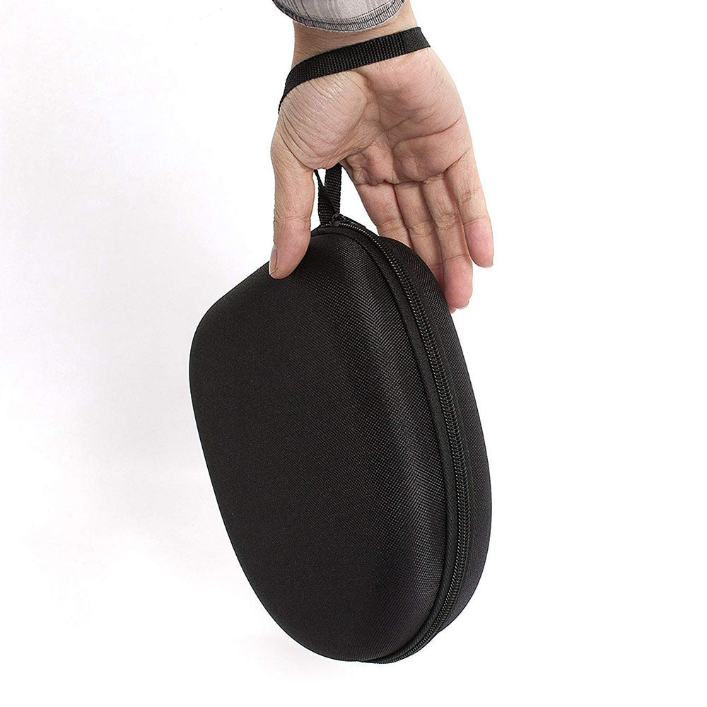 Convenient Black Round Headphone Case