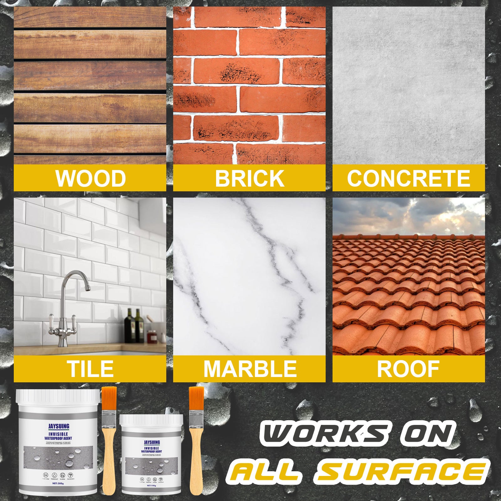 Waterproof Adhesive Sealant Bathroom Kitchen Exterior Wall Leak-proof Repair Brick Leak-proof Sealing Paint