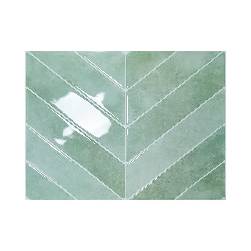 Herringbone Leaves Three-dimensional Self-adhesive Kitchen Antifouling Plastic Dripping Sticker