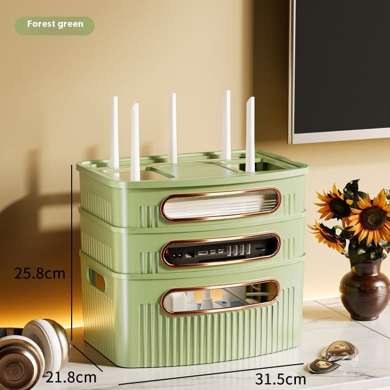 Router Storage Box Desktop TV Set-top Box