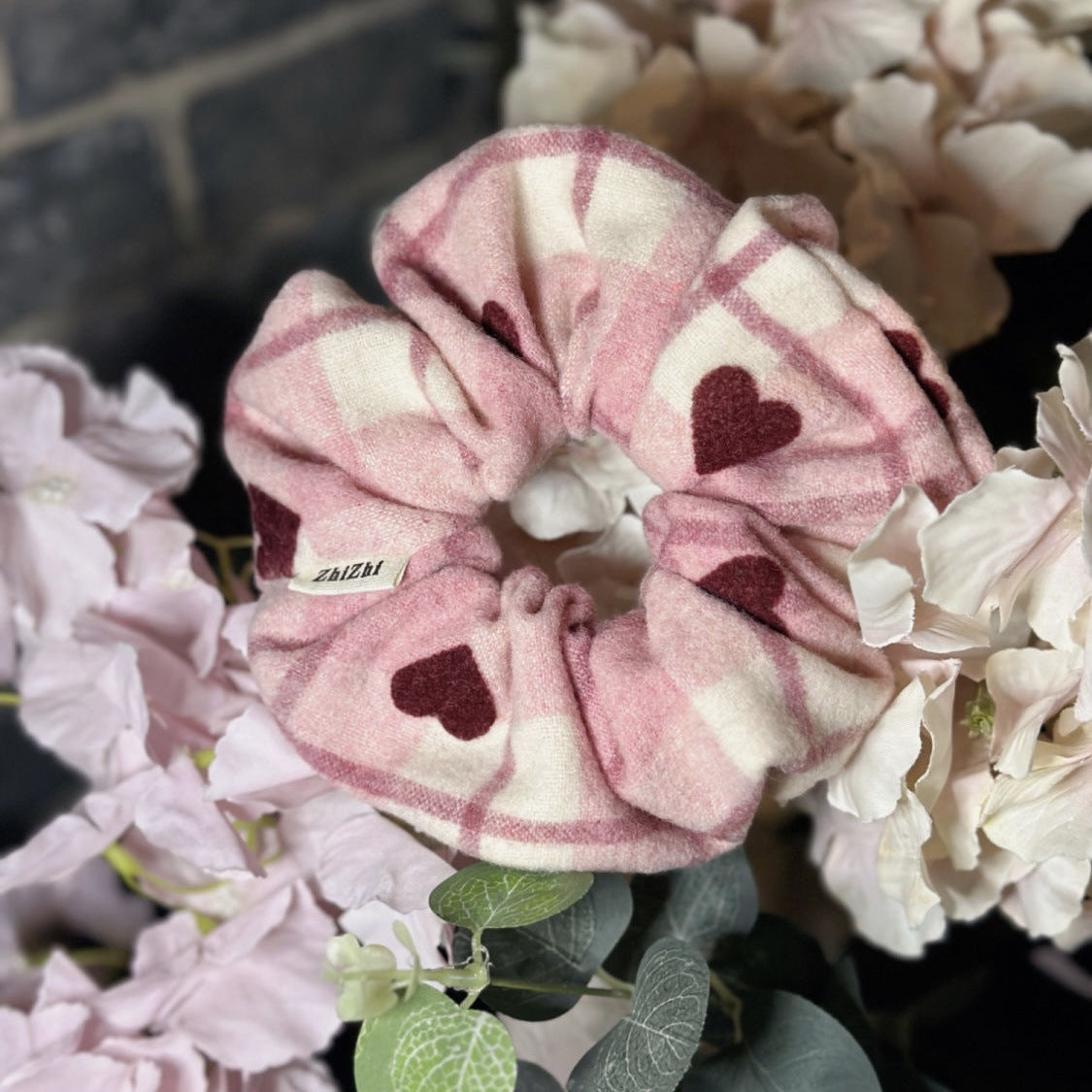 Sweet Girl Love Woolen Sausage Ring Bun