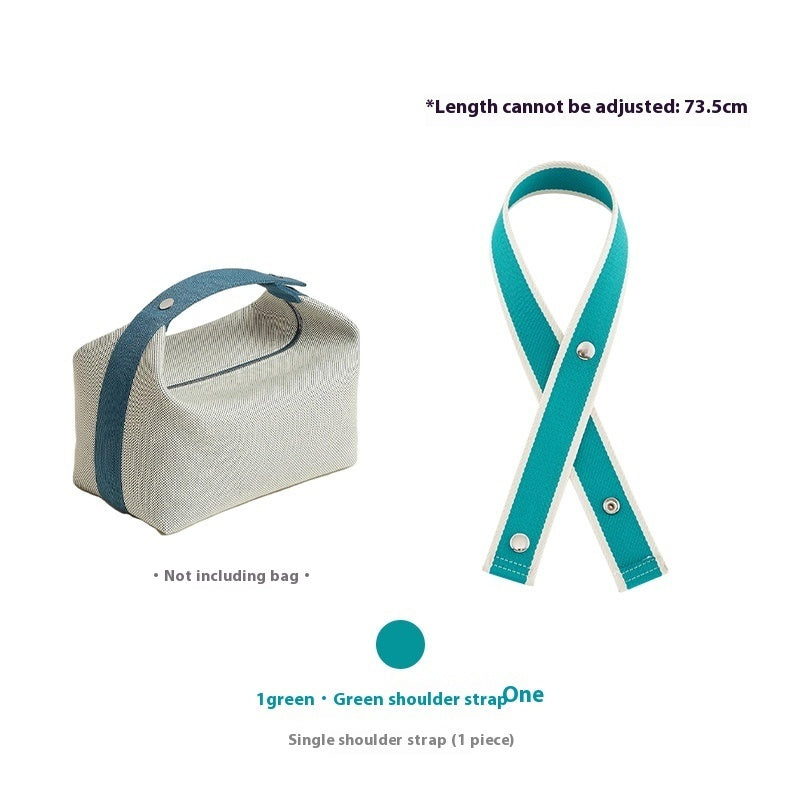 Wash Bag, Armpit Canvas Shoulder Strap, Inner Liner Accessories