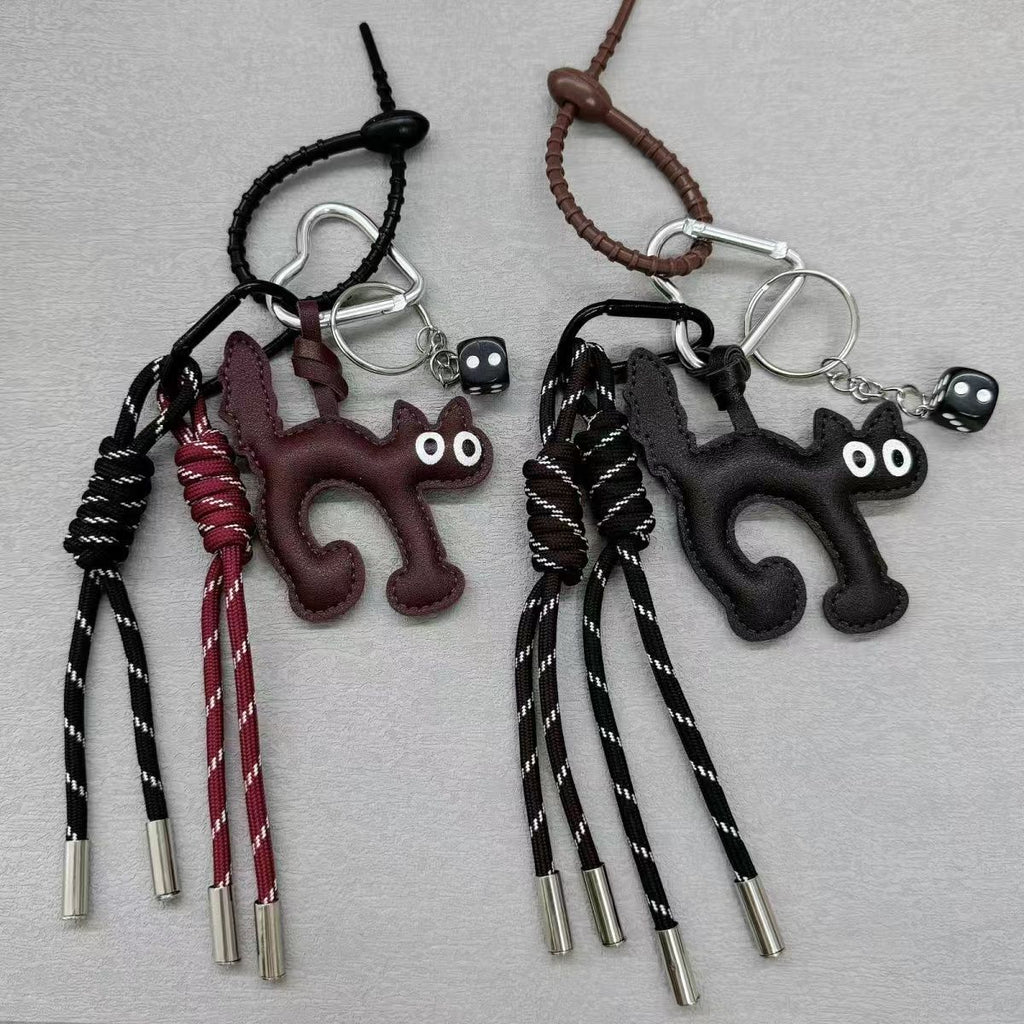 Bag Leather Sausage Dog Pendant Resin