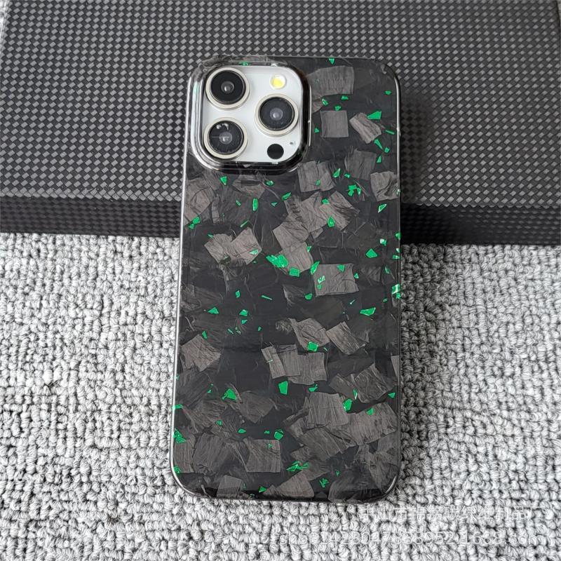 Forged Pattern Carbon Fiber Phone Shell