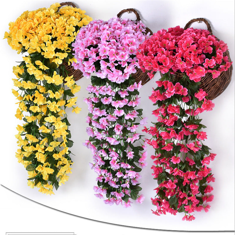 Simulation Four-petal Flower Bundle Wall Decorative Hanging