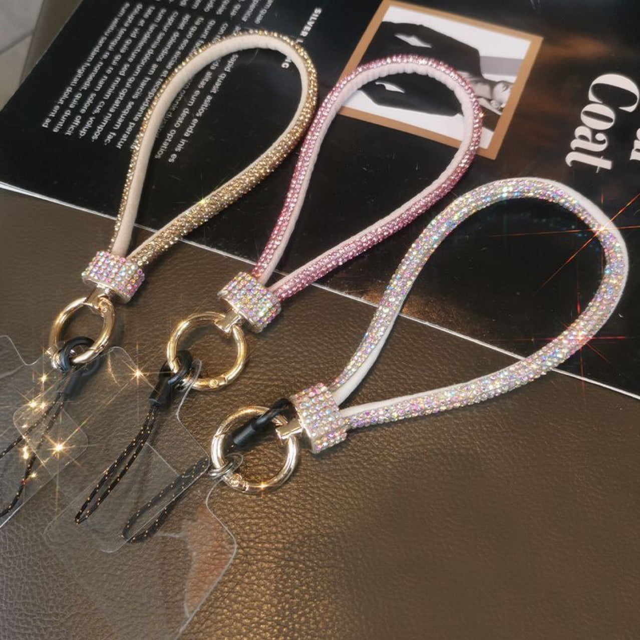 Mobile Phone Lanyard Rhinestone Women's Anti-lost