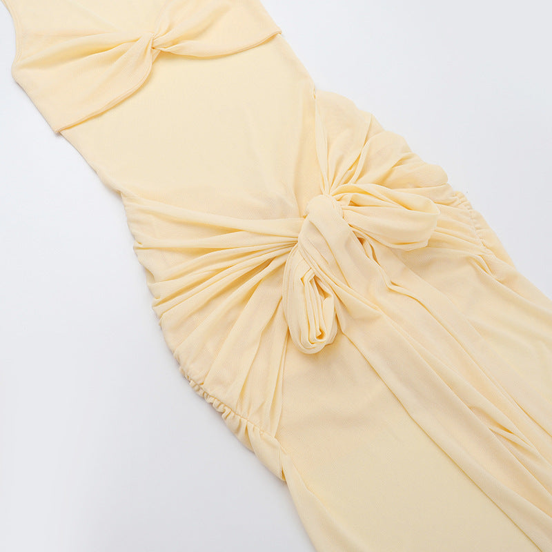 Women's Fashion Temperament Mesh Fishtail Dress