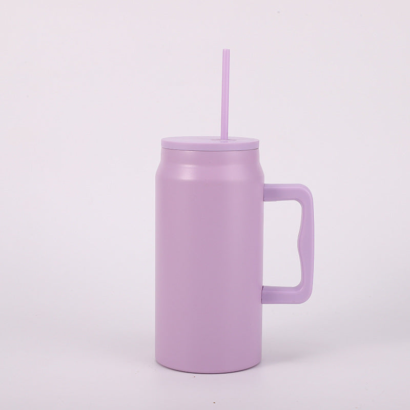 Portable Stainless Steel Large Capacity Vacuum Cup With Handle