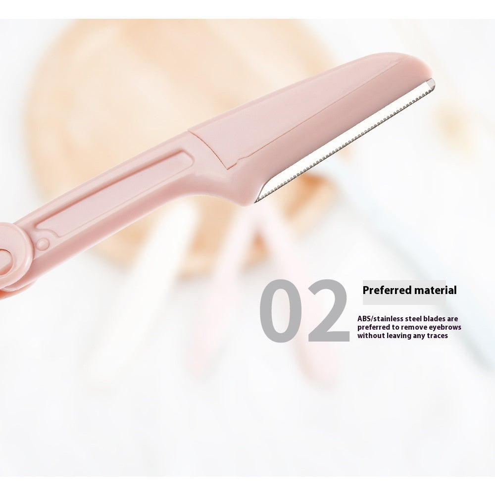 Foldable Eye-brow Knife Sharp Beauty Tools With Net