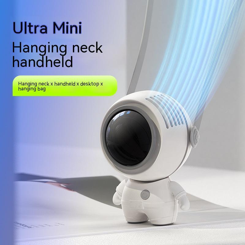 Stylish And Portable Cartoon Spaceman Style Sling Fan