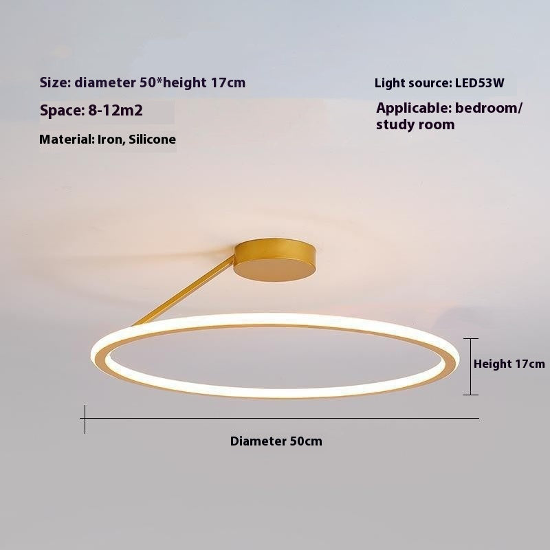 Simple Modern Led Ceiling Light Room Round Lighting
