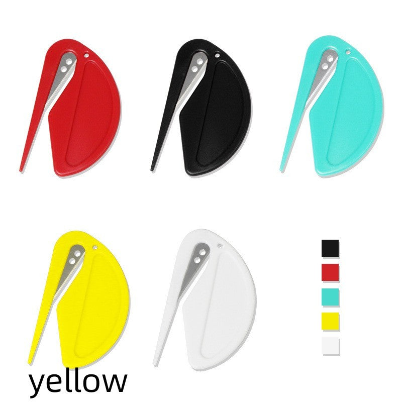 Plastic Mini Letter Opener Paper Cutting Art Knife