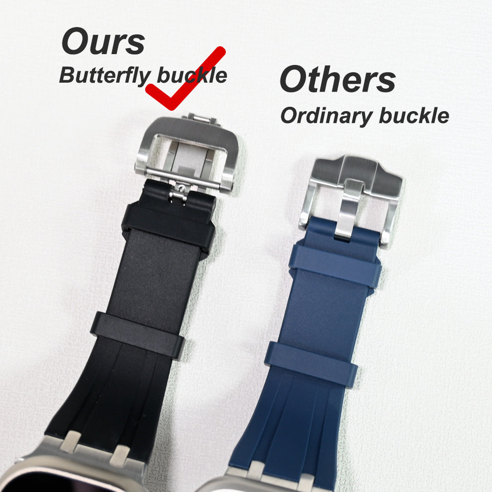 Liquid Silicone Watch Strap Butterfly Buckle Modification