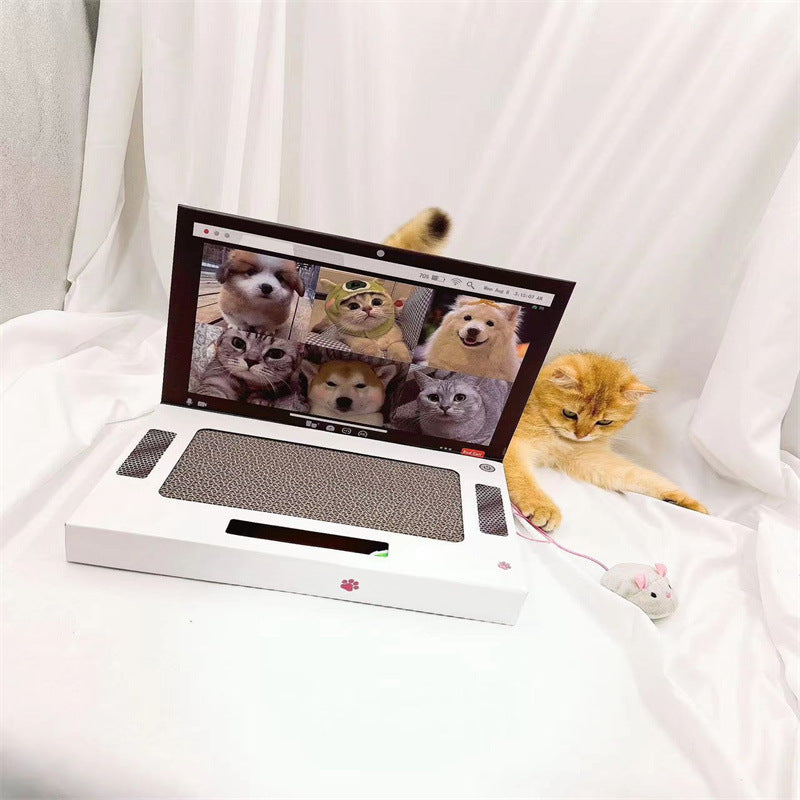 Color Laptop Cat Scratch Board Wear-resistant No Dandruff