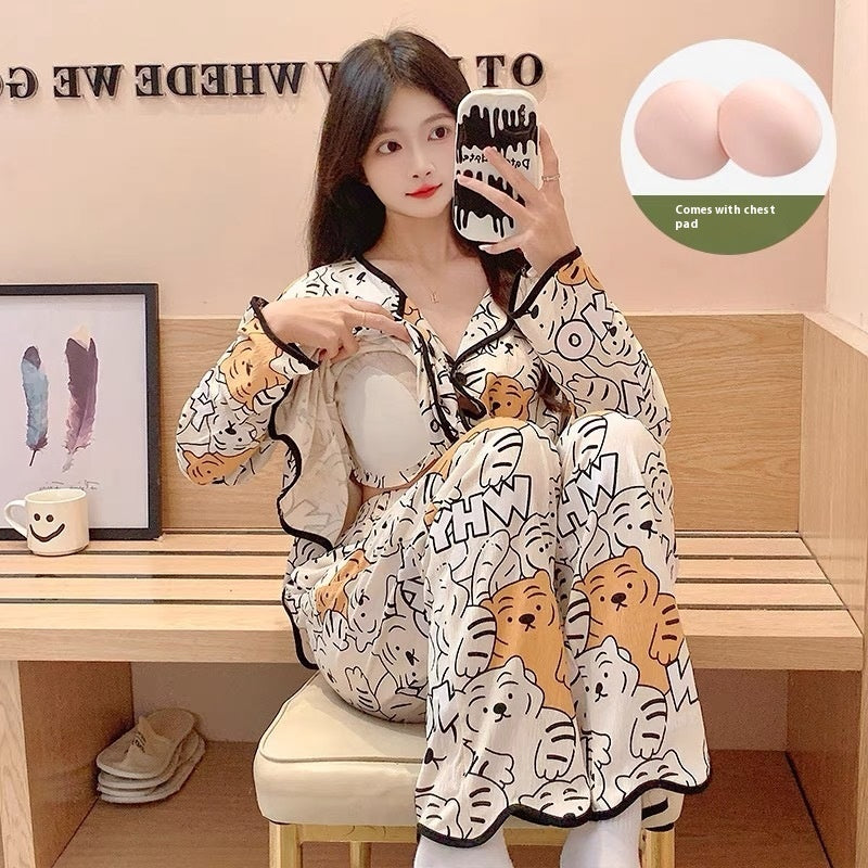 Cardigan Japanese Style Long Sleeve Fashion Suit