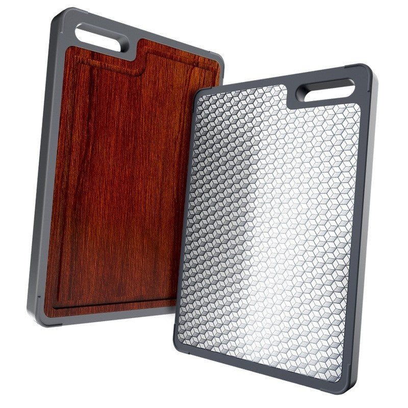 Stainless Steel Ebony Cutting Board Antibacterial And Mildewproof Double-sided Cutting Board