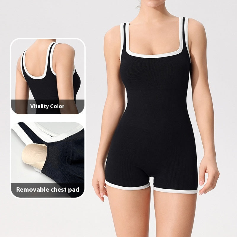 Yoga Jumpsuit Women's Seamless Fitness Sports Jumpsuit
