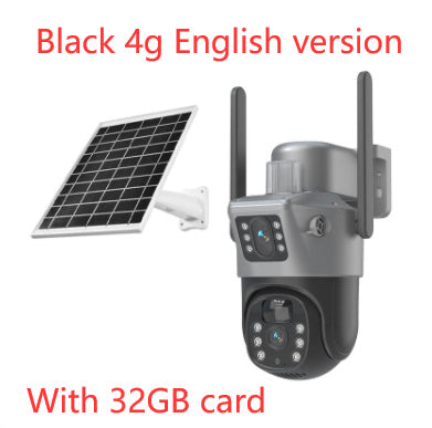 Solar Surveillance Camera Mobile Phone Remote HD Night Vision
