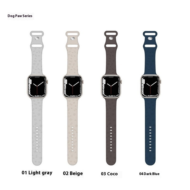 Laser Carving Embossed Castle Paradise Paisley Strap