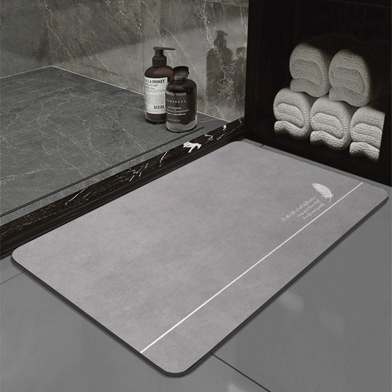 Diatom Ooze Bathroom Absorbent Non-slip Floor Mat