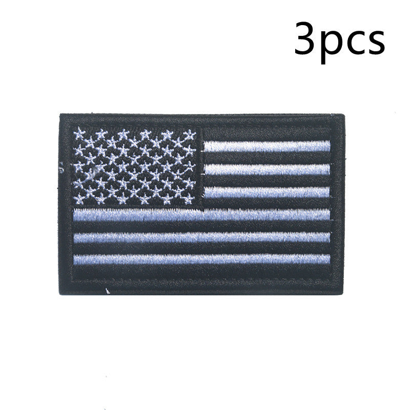 Velcro Label Stars And Stripes Embroidered Cloth Tips Qi Zhang