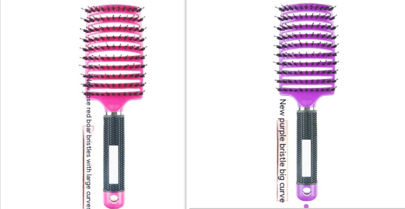 Big Curved Comb Bristle Massage Comb Eight Claws