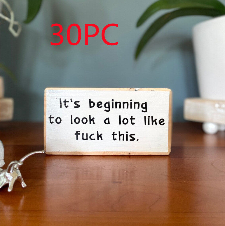 English Letters Desktop Ornaments