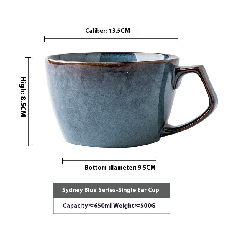 Bamboo Hat Ramen Bowl Ceramic Large Soup Slightly Flaw