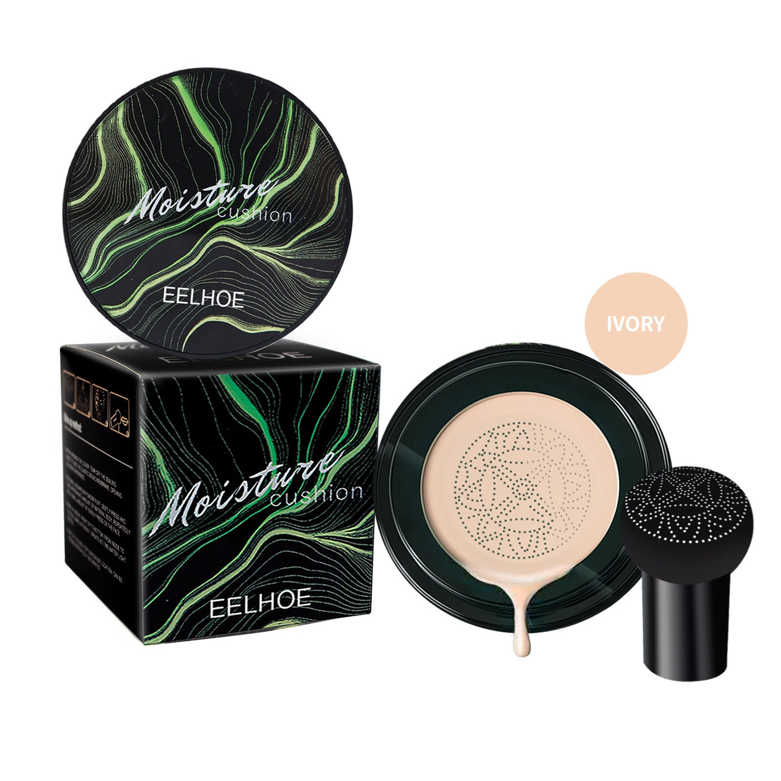 Mushroom-shaped Haircut Cushion Compact BB Cream Facial Blemishes Brightening And Moisturizing