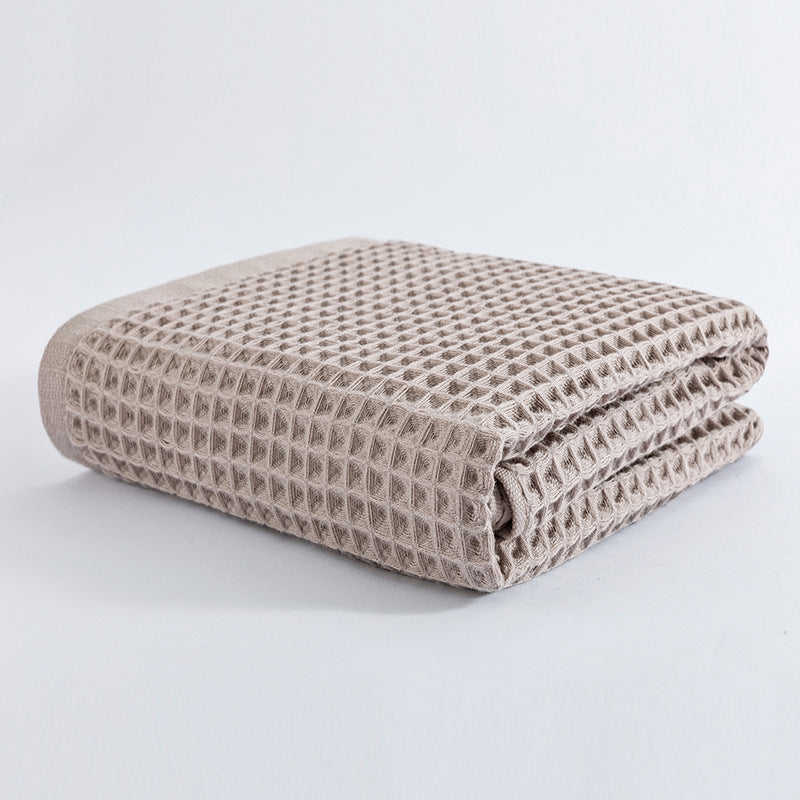 Pure Cotton Waffle Towel For Home Use
