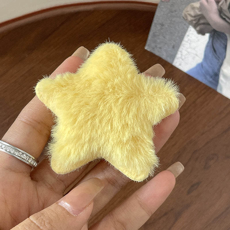 Barrettes Eight-character Bangs Side Plush XINGX