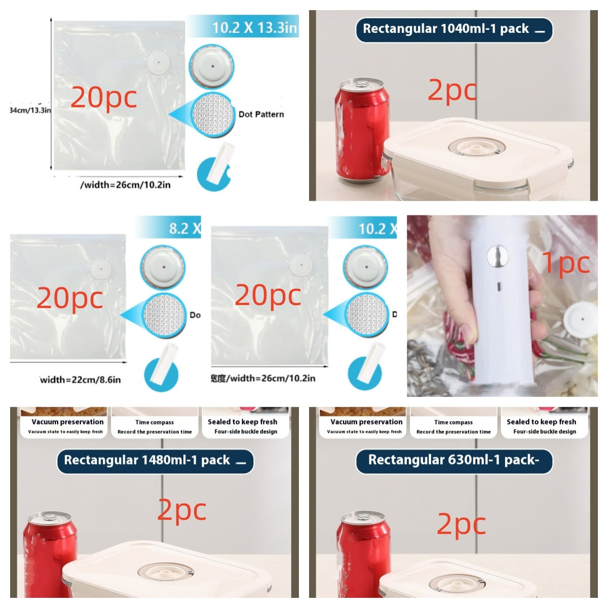 Convenient Vacuum Sealing Machine For Food Preservation Packaging