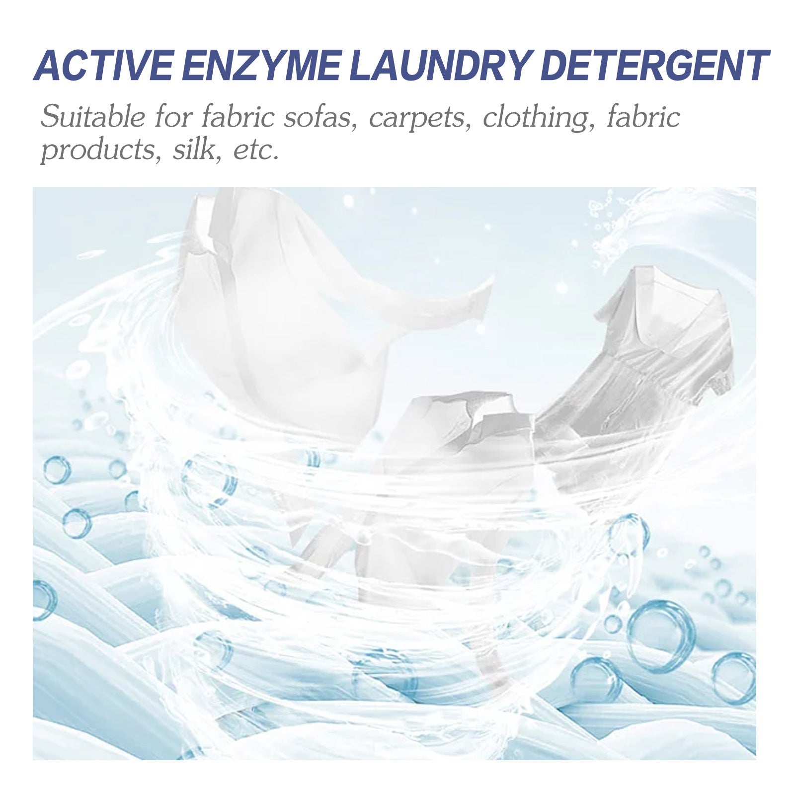 Activated Enzyme Laundry Decontamination Agent Gentle Cleaning Clothes