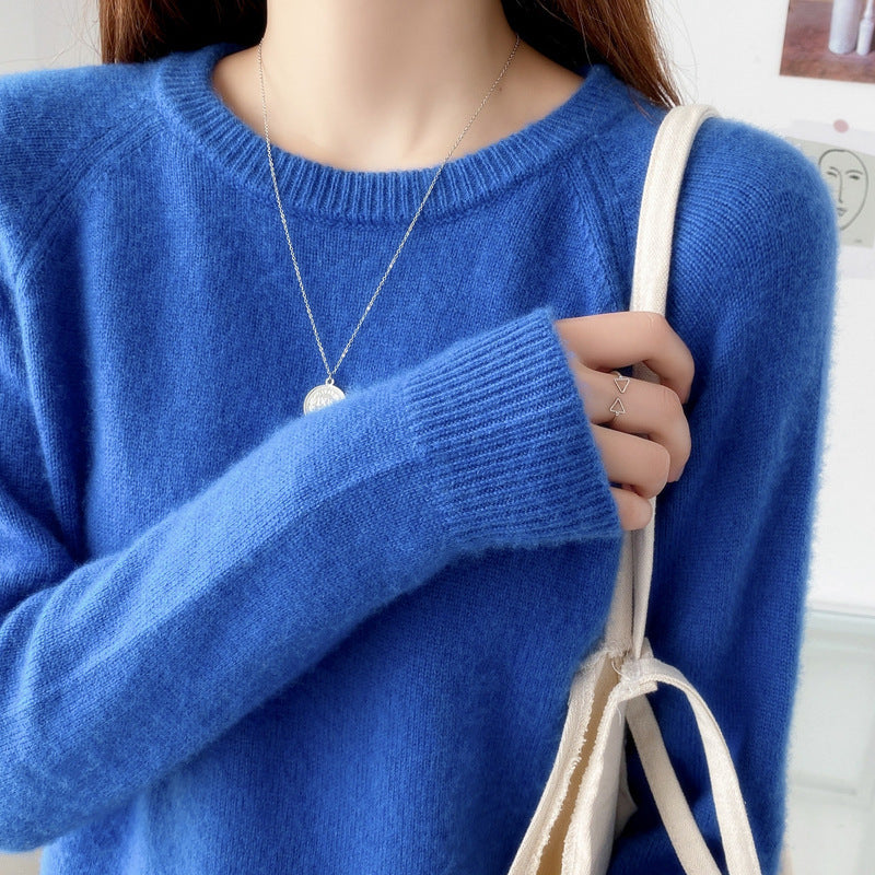 Women's Fashion Simple Knitting Bottoming Shirt