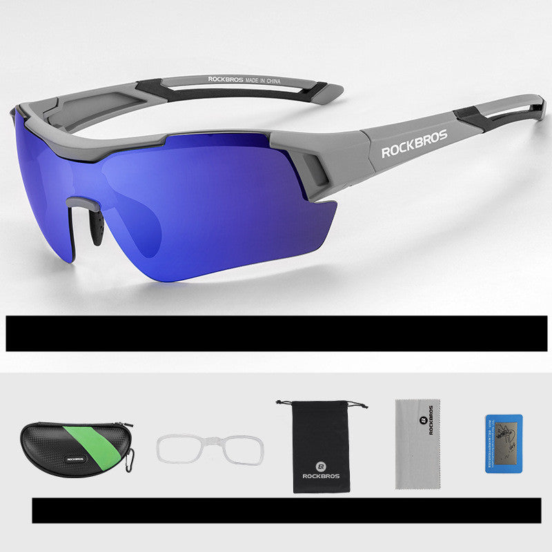 New Cycling Glasses Polarized Color Changing Windproof Myopia Running Sports