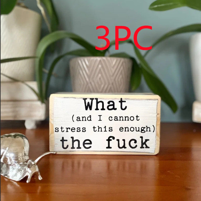 English Letters Desktop Ornaments