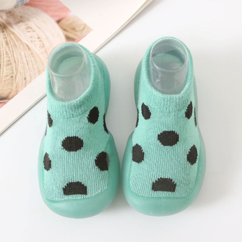 Baby Round Dot Style Comfortable Breathable Toddler Sock Shoes