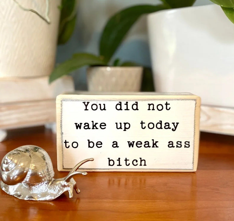 English Letters Desktop Ornaments