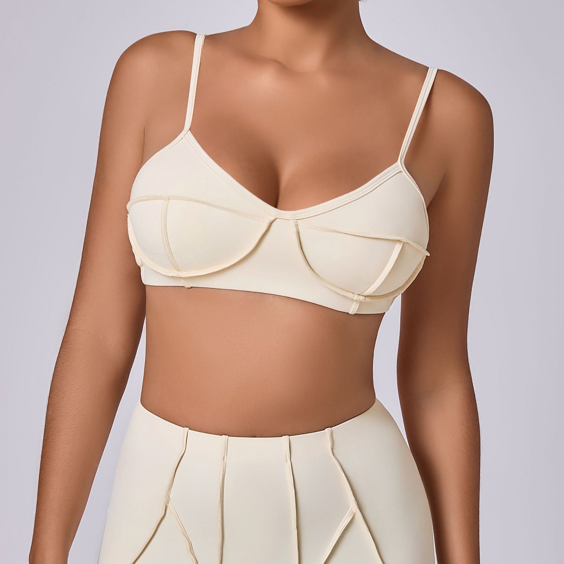 European And American Brushed Body-hugging Suit Sports And Leisure Yoga Clothes