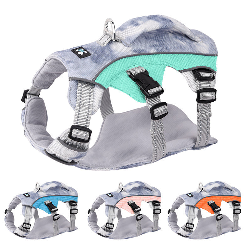Reflective Pet Cooling Clothes Chest Strap