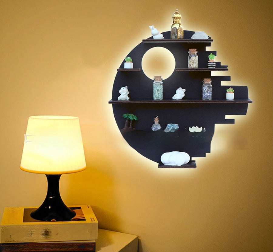 Assembled Hand-made Display Rack With Light